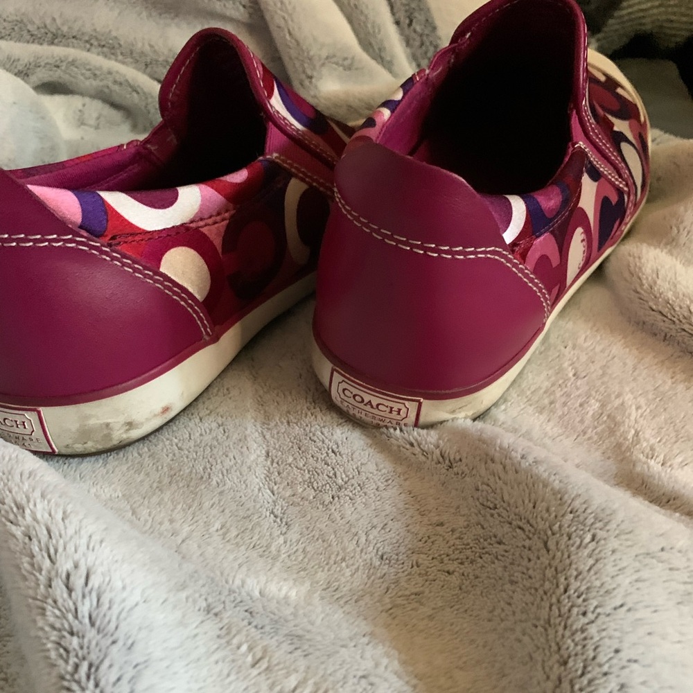 SOLD Cute Coach slip on shoes - Picture 2 of 3